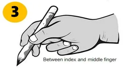 Pen-Holding-Style-Between-Index-Finger-and-Middle-Finger