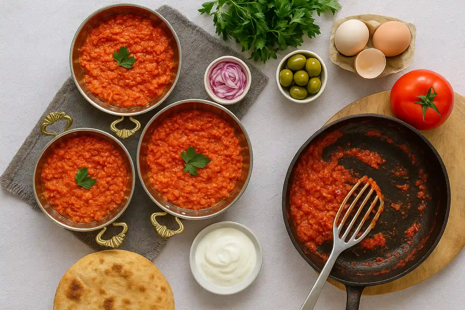 طرز-تهیه-املت-با-رب-گوجه