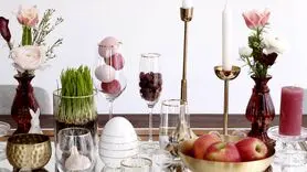 چطور سفره هفت سین شیک و زیبا بچینیم؟ + فیلم 