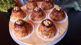 فیلم/ نحوه تهیه کیک وانیلی با فیلینگ شکلاتی برای عید و افطار + ساده و ارزان