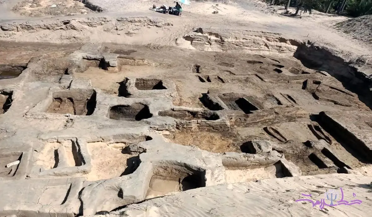 کشف ۶۳ مقبره با قدمت ۲۵۰۰ سال و گنجینه‌ای از طلا در مصر + آلبوم تصاویر