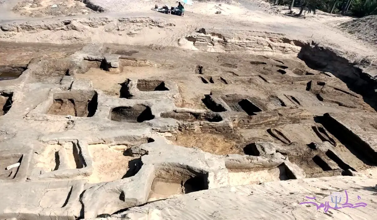 کشف ۶۳ مقبره با قدمت ۲۵۰۰ سال و گنجینه‌ای از طلا در مصر + آلبوم تصاویر