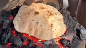 طرز تهیه روتی هندی نان داغ و دلچسب خیابانی + فیلم