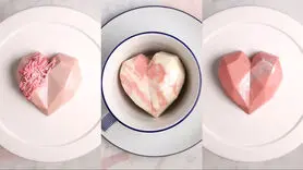 فیلم/ قلب های شکلاتی برای مهمانان عید + طرز تهیه