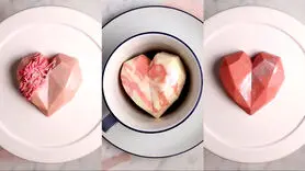 فیلم/ قلب های شکلاتی برای مهمانان عید + طرز تهیه
