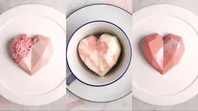 فیلم/ قلب های شکلاتی برای مهمانان عید + طرز تهیه