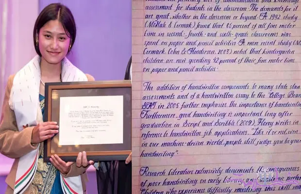 زیباترین خط جهان متعلق به کیست؟ / این دستخط در اینترنت که همه را شگفت زده کرد