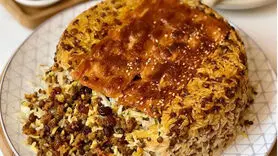 طرز تهیه عدس پلو گلستانی/ متفاوت ترین عدس پلویی که تا به حال خورده‌اید 