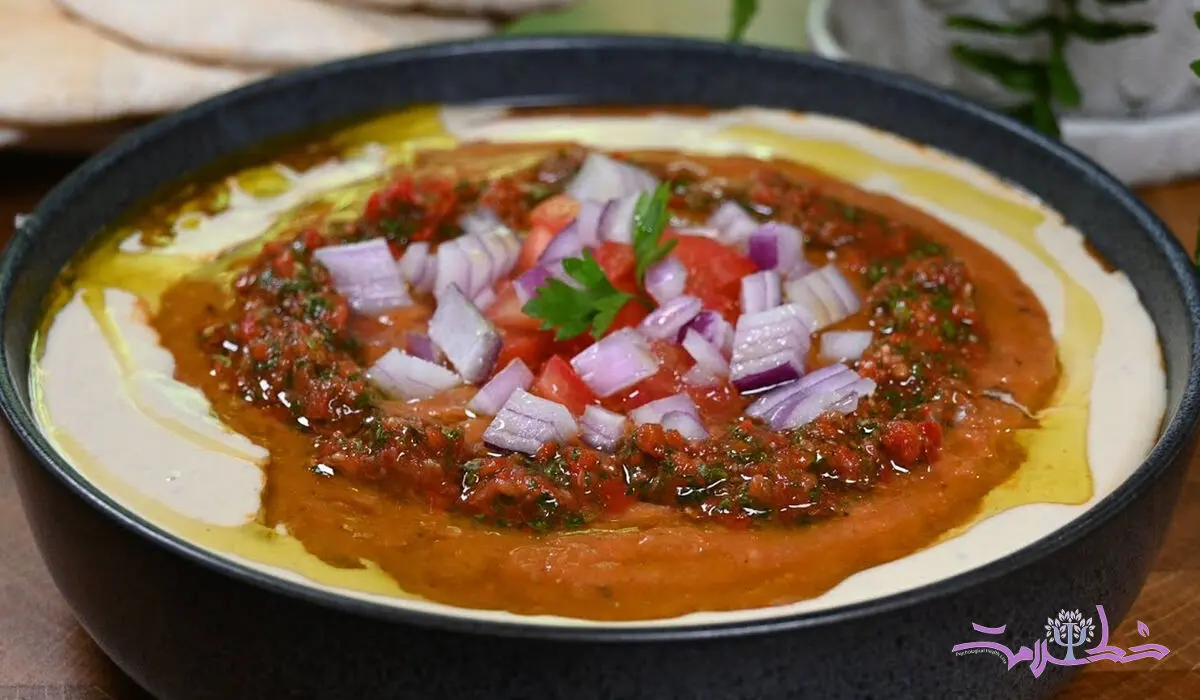 فیلم/ خورشت باقالی عربی به همراه سس ویژه به سبک لبنانی ها +  فوری و بدون گوشت