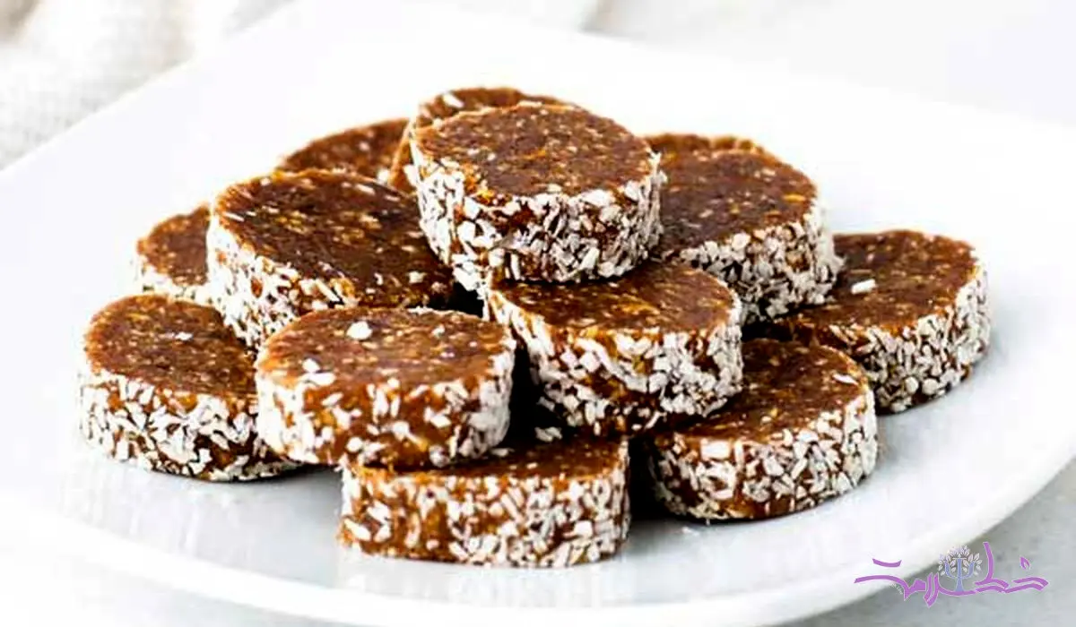 طرز تهیه دسر اسنک خرما باطعم عالی برای افطار