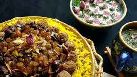 طرز تهیه رشته پلو مجلسی به روش مادر بزرگ ها / برای شب چهارشنبه سوری