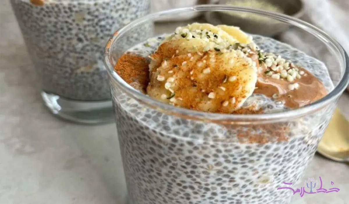 طرز تهیه پودینگ لیمو چیا دسر تابستانی