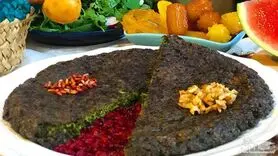 طرز تهیه کوکو‌ گردو‌ با رب انار با طعمی فراموش نشدنی + فوری و آسان
