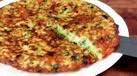 فیلم/ طرز تهیه کوکوی کلم بروکلی به سبک و طعم خاص + فوری و بدون گوشت و ارزان