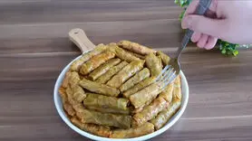فیلم/ طرز تهیه متفاوت ترین دلمه با کلم + فوری و جذاب