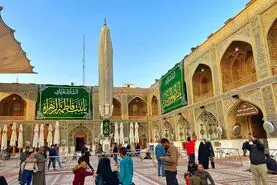 آتش سوزی تلفن همراه در حرم مطهر حضرت علی (ع) در نجف جنجالی شد 