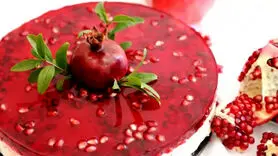 طرز تهیه چیز کیک انار برای شب یلدا/ فوری و آسان