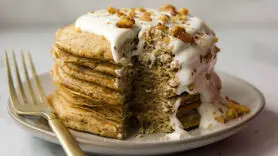 طرز تهیه پنکیک با گردو