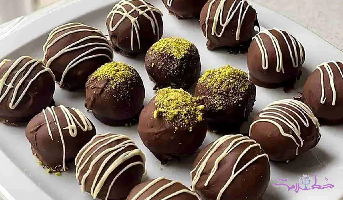 طرز تهیه بیسکویت شکلاتی مغز دار خانگی سالم و ارزان