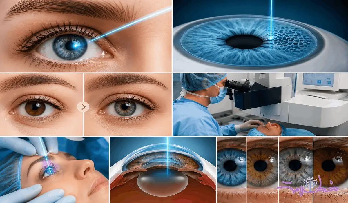 تغییر رنگ چشم با لیزر چگونه انجام می‌شود؟ هر آنچه باید قبل از تصمیم‌گیری بدانید