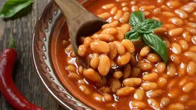 خوراک لوبیا چیتی را چگونه لعاب دار درست کنید + فوت و فن