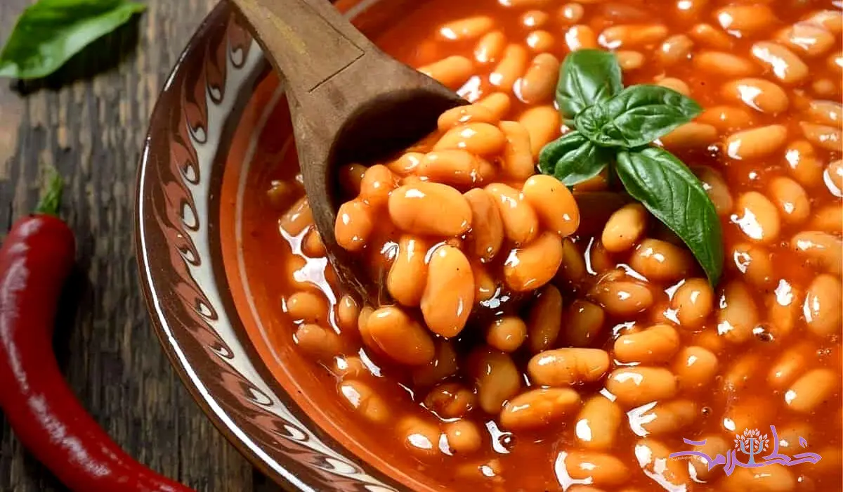 خوراک لوبیا چیتی را چگونه لعاب دار درست کنید + فوت و فن