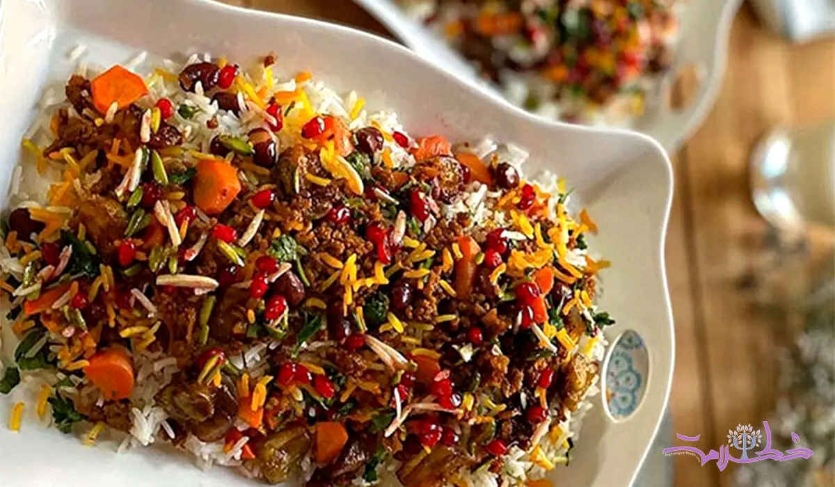 طرز تهیه خوشمزه ترین پلوی بدون خورشت
