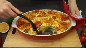 فیلم / طرز تهیه شام فوری اسپانیایی با بروکلی / بدون گوشت + ارزان