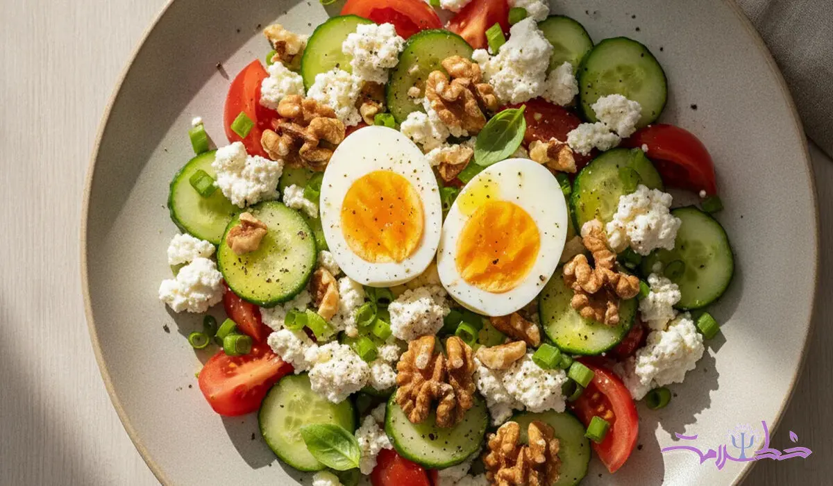 افسردگی و بی انگیزگی داری؟ این میان وعده از مواد اولیه مغز حمایت می کند!/ ترکیب شگفت انگیز تخم مرغ ،گردو با سبزیجات تازه