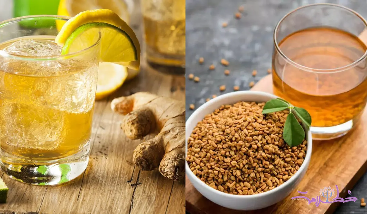 مقایسه آب زنجبیل و آب شنبلیله: کدامیک برای کاهش چربی شکم بهتر است؟