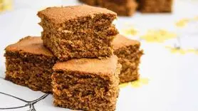 طرز تهیه شیرینی زنجبیلی با کارامل خرما / رژیمی و سالم 