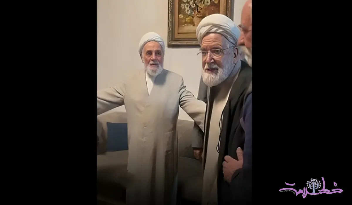 کروبی و ناطق‌نوری بعد از ۱۵ سال با هم دیدار کردند! + فیلم