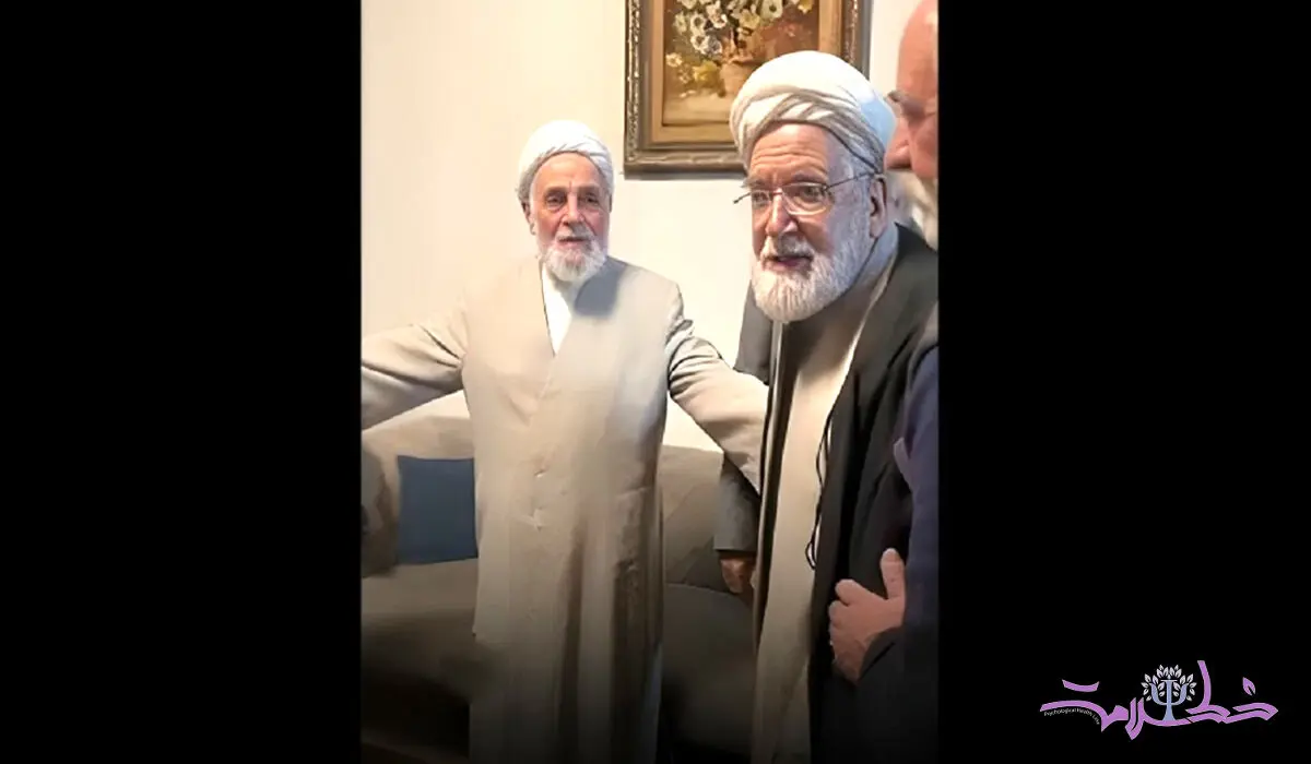 کروبی و ناطق‌نوری بعد از ۱۵ سال با هم دیدار کردند! + فیلم
