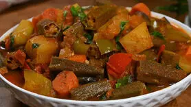 فیلم/ طرز  تهیه خوراک سبزیجات به روش یمنی