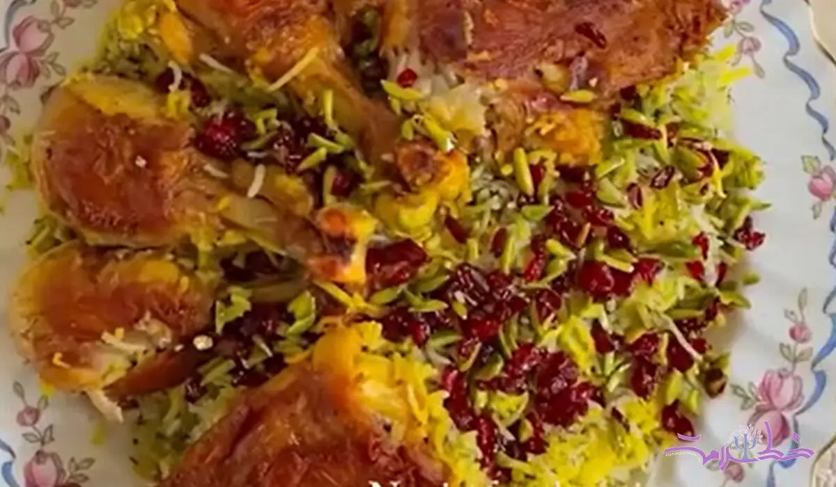 فیلم/ طرز تهیه ته انداز باقلا پلو و مرغ + مجلسی و خوشمزه