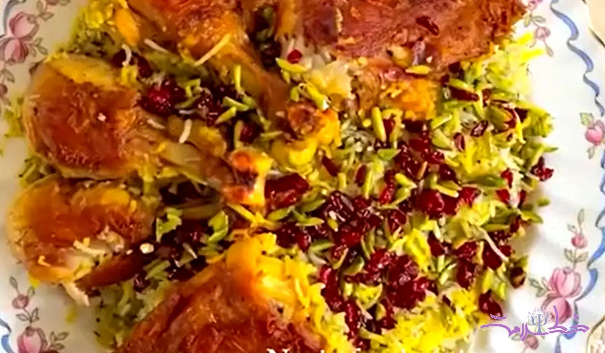 فیلم/ طرز تهیه ته انداز باقلا پلو و مرغ + مجلسی و خوشمزه