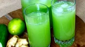 فیلم/ طرز تهیه دتاکس خیار و زنجبیل + پوست درخشان، انرژی زا و مسکن و ضد درد