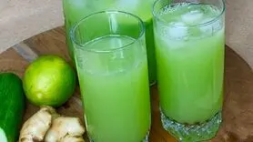 فیلم/ طرز تهیه دتاکس خیار و زنجبیل + پوست درخشان، انرژی زا و مسکن و ضد درد