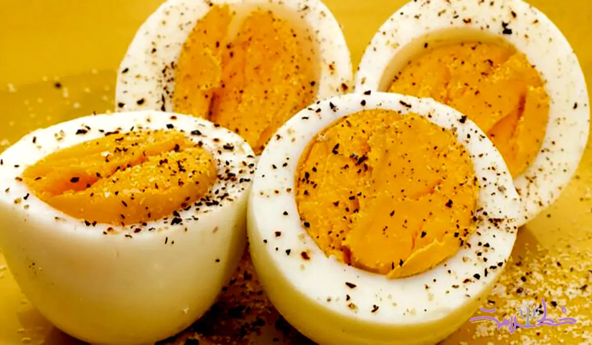 نحوه خوردن تخم مرغ آب پز برای لاغری در ۳ روز