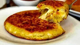 طرز تهیه کوکو سیب زمینی پیتزایی خوشمزه