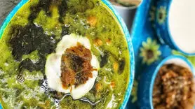 طرز تهیه آش اسفناج برای افطار +فوری و ساده
