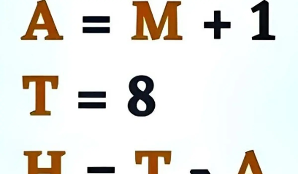 تست هوش: ارزش کلمه Math چقدر است؟