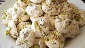 طرز تهیه شیرینی پفکی گردویی در خانه 