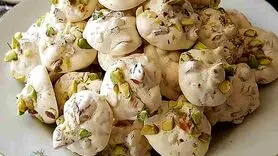 طرز تهیه شیرینی پفکی گردویی در خانه 