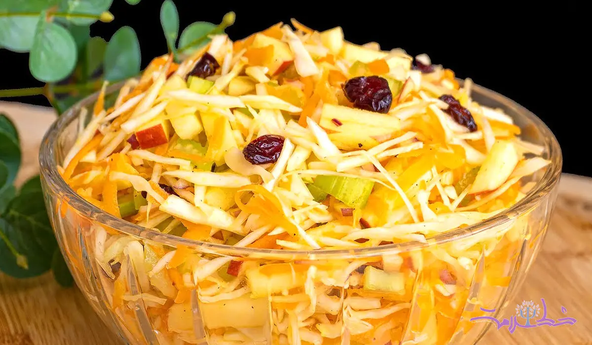 فیلم/ طرز تهیه سالاد بهاری با سبزیجات متفاوت + سس مخصوص