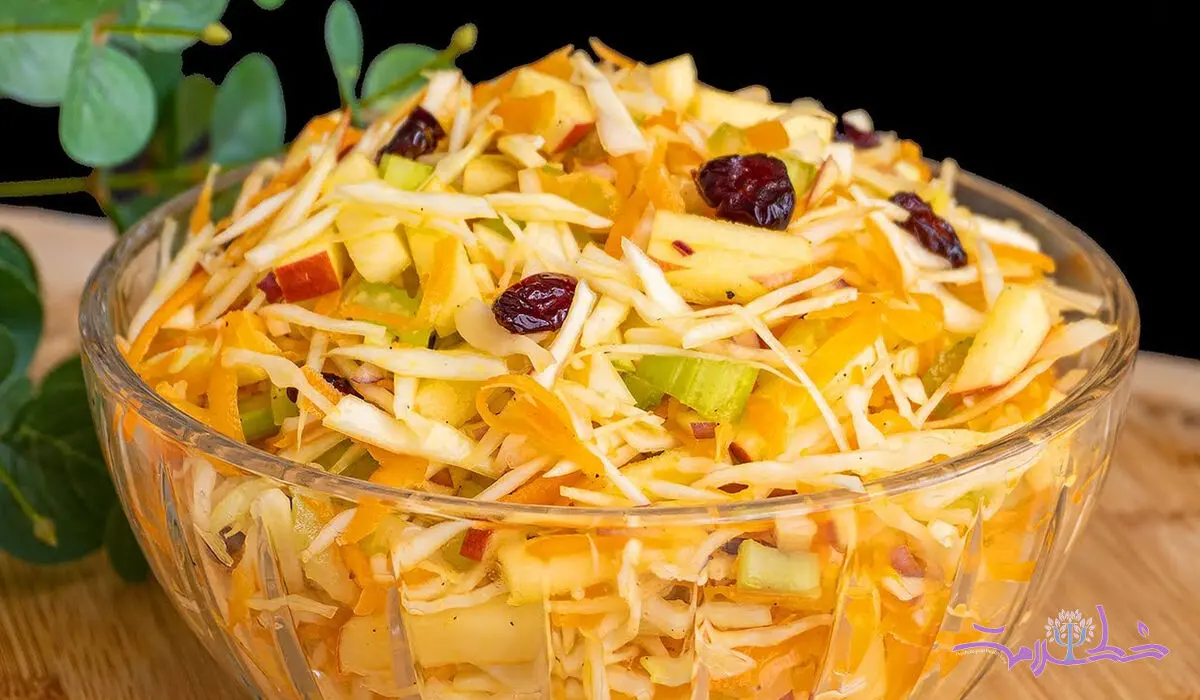 فیلم/ طرز تهیه سالاد بهاری با سبزیجات متفاوت + سس مخصوص