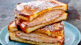 طرز تهیه ساندویچ مونتی کریسقو سه گوش + به سبک امریکایی