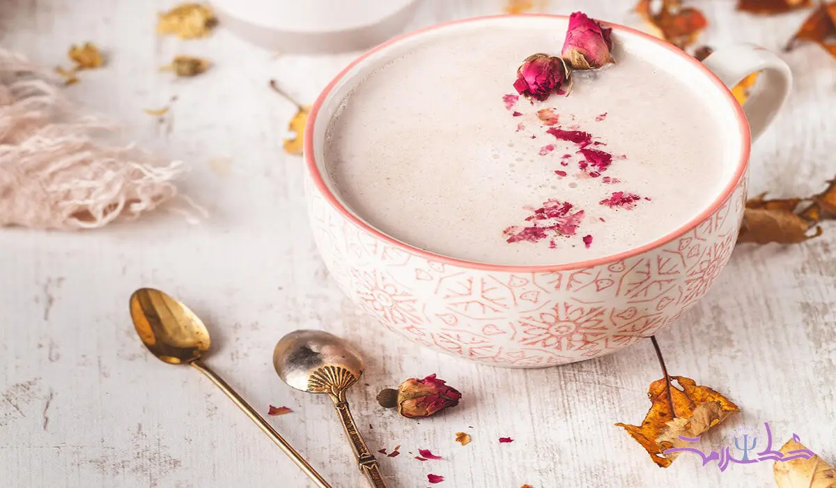 طرز تهیه شیر ماه رز گیلاس + آخرین معجون خوشمزه علمی برای آخر شب / طرز تهیه