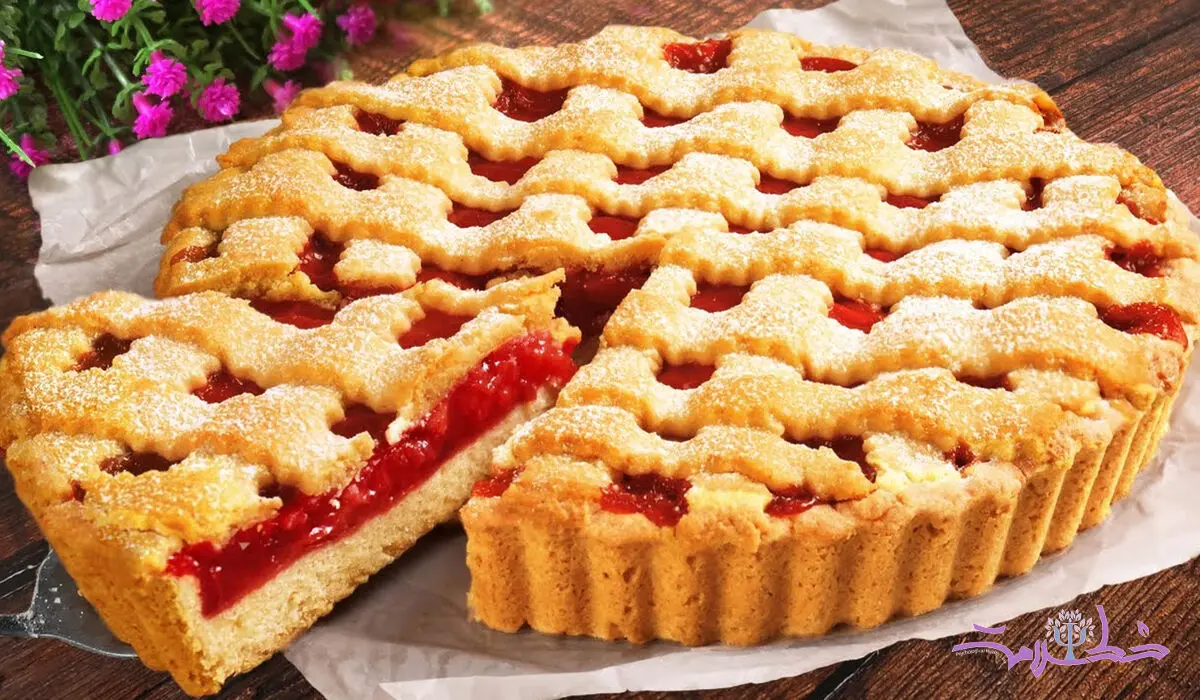 فیلم / طرز تهیه پای توت فرنگی + ارزان و فوری