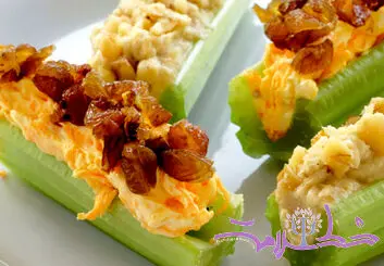 طرز تهیه ساقه کرفس پر شده لوکس و مجلسی